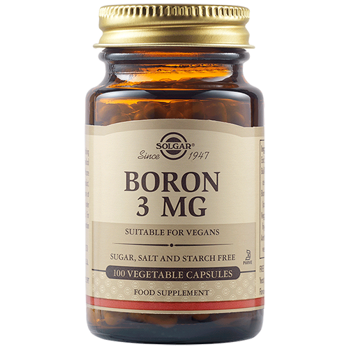 BORON 3 MG VEGETABLE CAPSULES Solgar